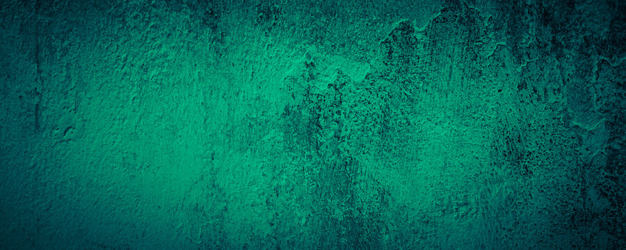 abstract green grungy exture cement concrete wall background