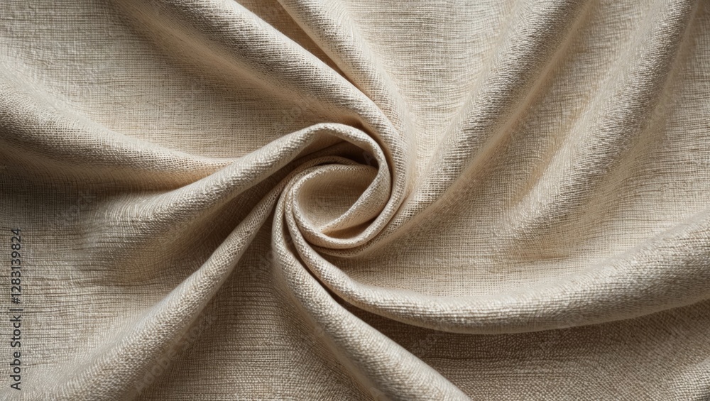 Poster neutral woven fabric texture for textile design showcasing soft, subtle patterns ideal for backgroun