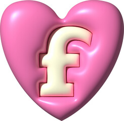 Obraz premium 3D Ransom Letter F