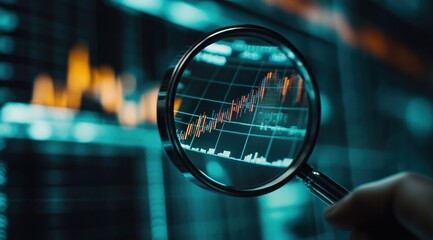 Analyzing Market Trends: Magnifying Financial Growth Charts for Investment Strategies