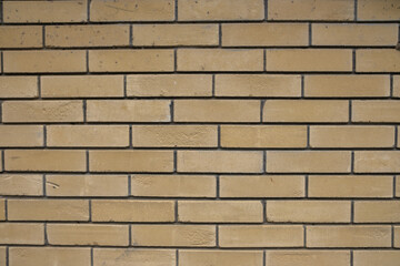 Yellow brickwall as a pattern