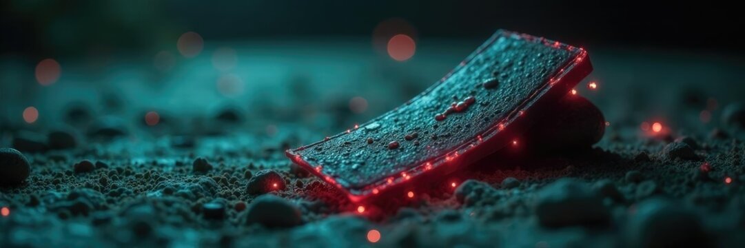 A bookmark that seems to be moving on its own, creepy, unsettling, unnerving