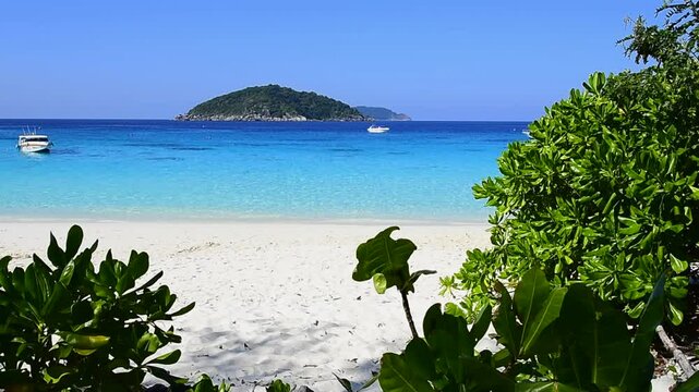 Beautiful beach Koh Miang island No.4 in Mu Ko Similan National Park, Phang Nga, Thailand