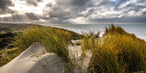 La plage et les dunes entre Quend-Plage et la Baie de Somme