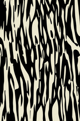 Trendy minimalist seamless pattern with abstract creative artistic hand drawn composition ideal for interior design, wallpaper, minimal background, vector illustration