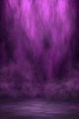 Ethereal Purple Smoke Background Mystical Haze and Vapor Texture