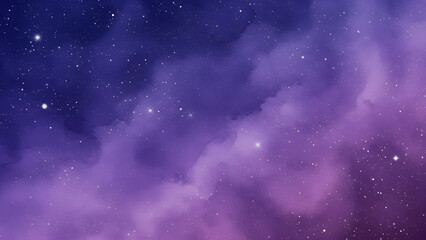 Obraz premium Mysterious Night Sky with Sparkling Stars