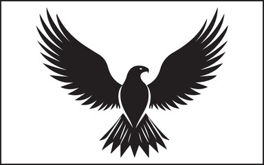 Obraz premium vector illustration of an eagle
