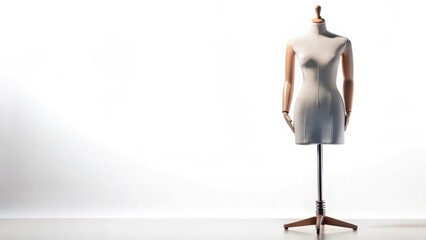 Fototapeta premium Mannequin on White Background