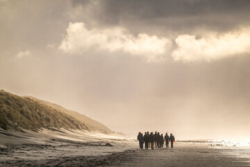 La plage et les dunes entre Quend-Plage et la Baie de Somme