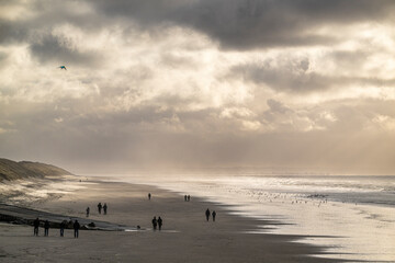 La plage et les dunes entre Quend-Plage et la Baie de Somme