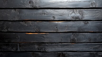 Obraz premium The dark wooden surface creates a rustic and mysterious backdrop