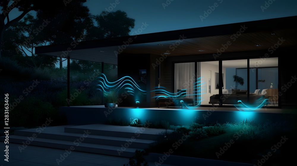Aufkleber voice controlled smart home energy management system optimizing electricity usage and promoting sust