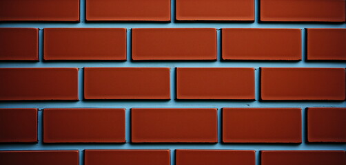 A segment of red brick wall. Cement, grout. Briquet. Architecture. Bricks, bricklaying