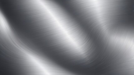 A metallic brushed steel texture background, futuristic and high-tech feel, perfect for technology-based designs. 