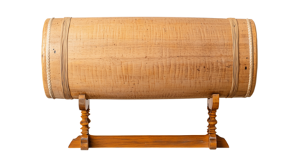 A beautifully crafted horizontal bedug, symbolizing Islamic traditions