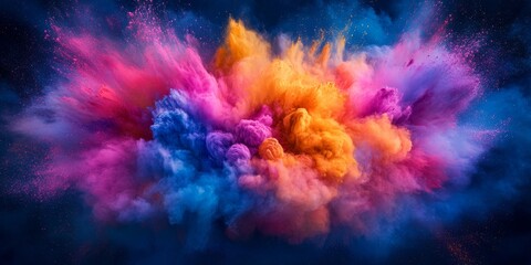Paint Splash in unexpected bursts of vivid color, 