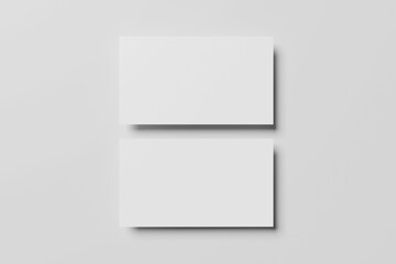 Blank business card for mockup - 3D rendering