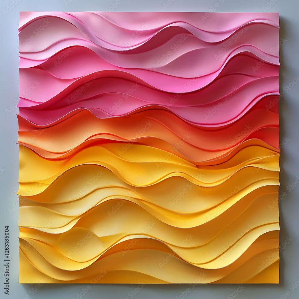 Poster dynamic abstract light trails