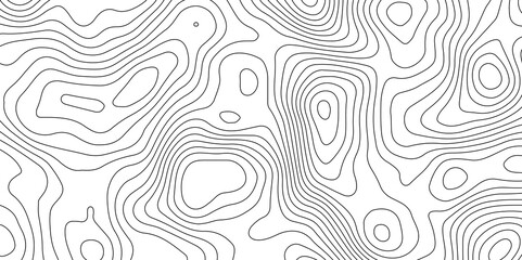 Abstract geometric map design featuring contours, topographic relief, and terrain lines for geographic and cartographic exploration background design.