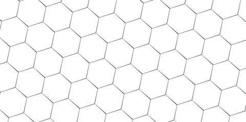 Abstract geometric vector design pattern with hexagonal shapes and modern digital texture for futuristic technology Illustrations. white hexagon design concept with geometric background.