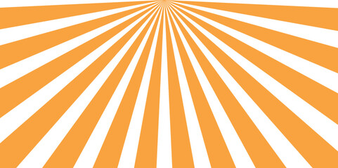 Abstract Shining Solar Flare Background with Bright Sunbeams and a Retro Starburst Effect Pattern. Shiny Summer Sunburst Texture with Abstract Radial Lines.