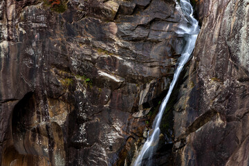 waterfall in the mountains