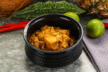 Indian cuisne - Chicken massala with sauce