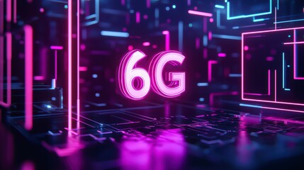 Obraz premium 6G Technology