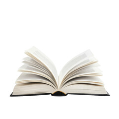 Open book with pages fanned out