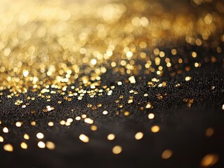 golden sand sparkles and glitters, abstract background