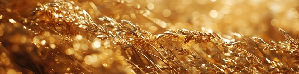 golden sand sparkles and glitters, abstract background