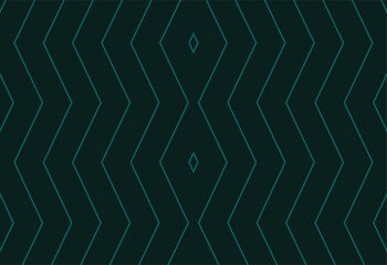 Seamless geometric pattern with rhombuses. Green background.