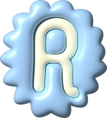 3D Ransom Letter R