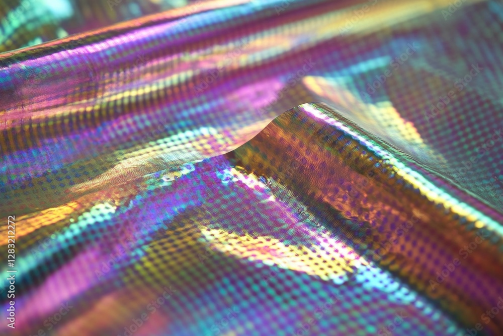 Poster a detailed view of a shiny surface, ideal for use in product or materials design