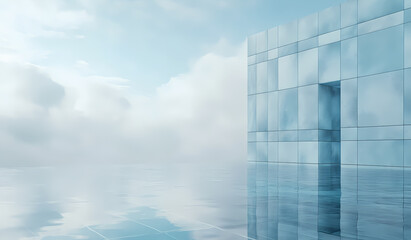 Minimalist architectural space