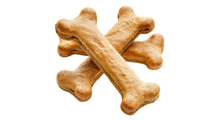 Dog treats shaped like bones are nutritious snacks