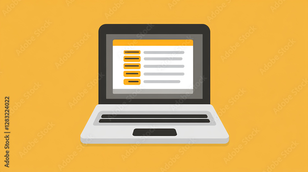 Poster web development trends digital workspace graphic design contemporary setting eye-level perspective t