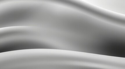 Fototapeta premium Soft waves of neutral gray create an elegant and calm abstract background with smooth gradients.