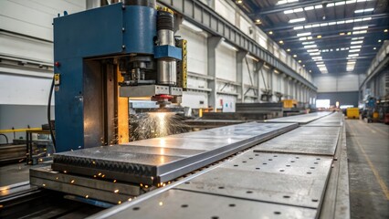 Industrial Hydraulic Press: Metal Fabrication & Sheet Metal Shaping - Advanced Manufacturing Process