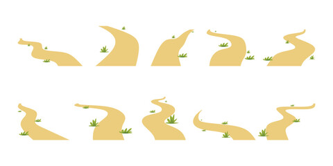 Nature Path Way Vector