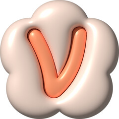 3D Ransom Letter V