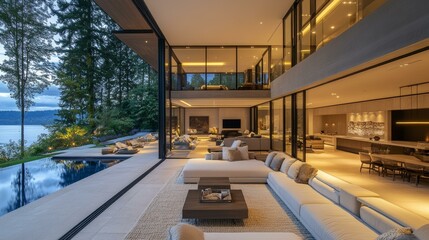 Modern Luxury Home with Stunning Water Views