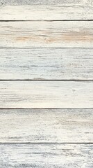 Vintage Whitewashed Wooden Planks Background
