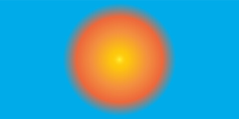 Cute doodle sun shine. Doodle sun sketch illustration. Hand drawn cute orange sun set. Scribble doodle children drawn style