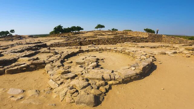 Ancient Dholavira Harappan Civilization Archaeological Site