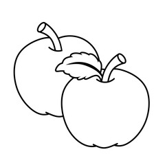 apple coloring page