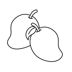 mango coloring page