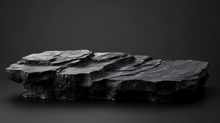 Black Rocky Platform Texture
