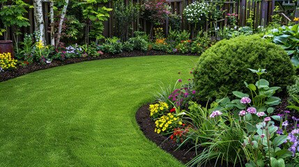 Lush Green Lawn
